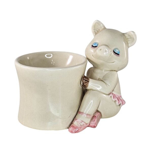 Josef Originals Ballerina Pig Trinket Dish Figurine - Picture 1 of 10